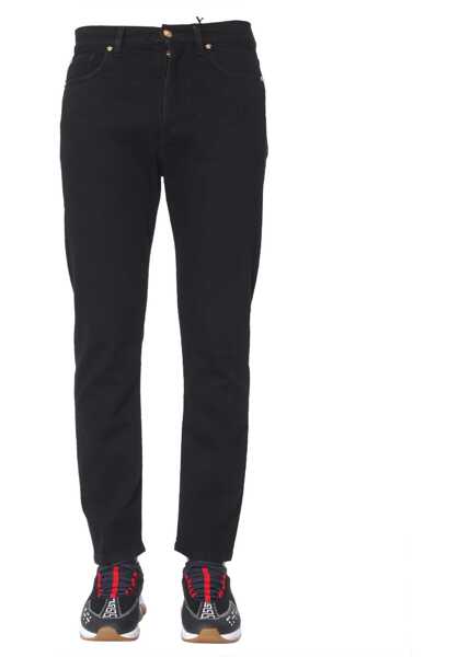 Blugi drepti Versace Jeans Slim Fit BLACK Barbati (BM 19278332) 2