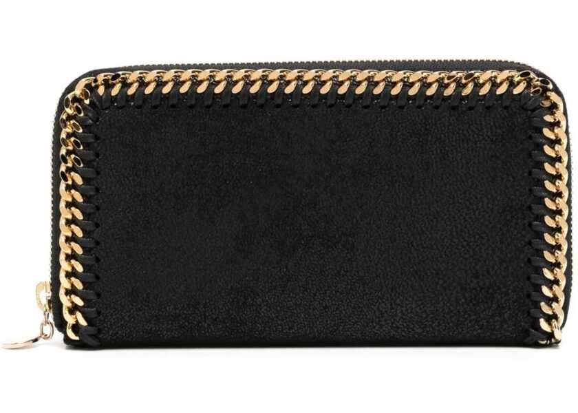 Portofele Stella McCartney Zip Around Falabella Wallet BLACK Femei (BM 19278347) 2