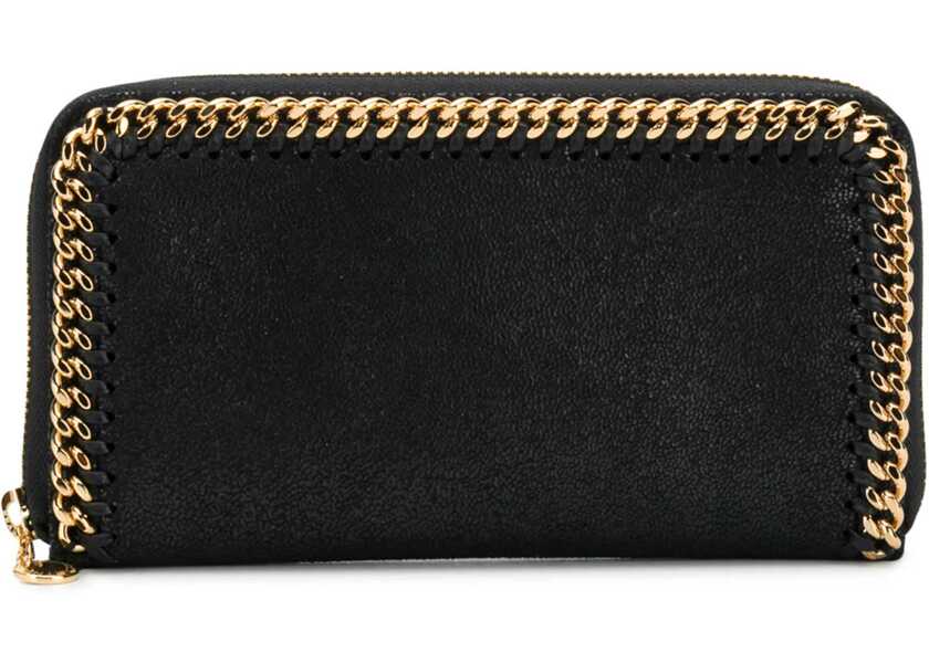 Portofele Stella McCartney Zip Around Falabella Wallet BLACK Femei (BM 19278347) 1