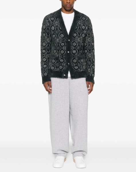 Cardigane Casablanca Monogram Fluffy Cardigan GREY Barbati (BM 19278353) 2