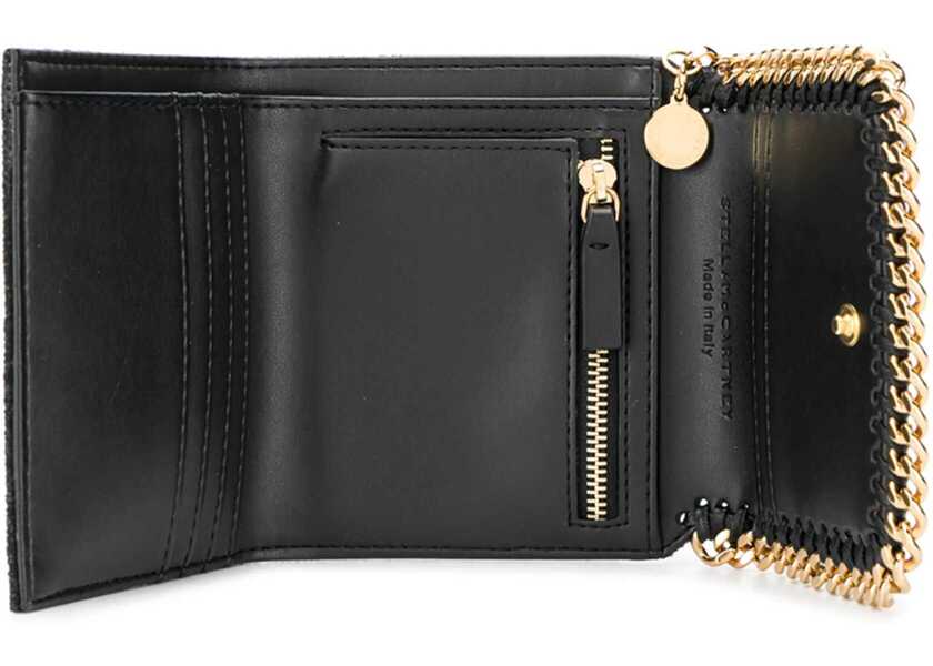 Portofele Stella McCartney Falabella Small Wallet BLACK Femei (BM 19278356) 3
