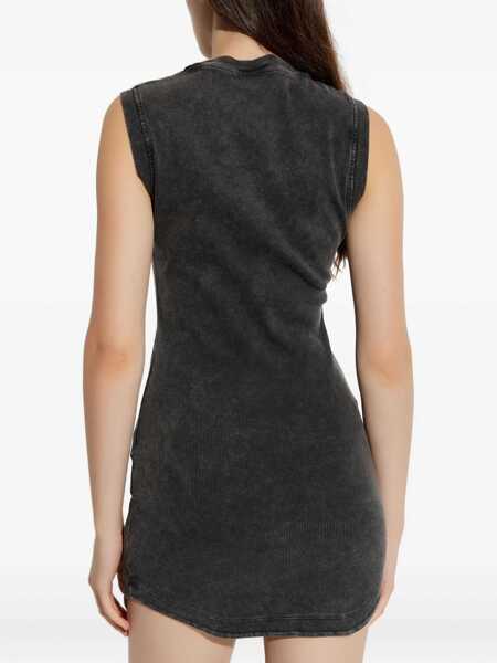 Rochii casual Off-White Mini Dress Off Stamp GREY Femei (BM 19278368) 4