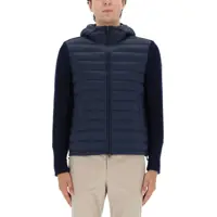 Jachete Hooded Jacket With Knitted Sleeves Barbati