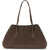 THE ROW Alger Shoulder Bag DEEP BROWN/DEEP BROWN ANS