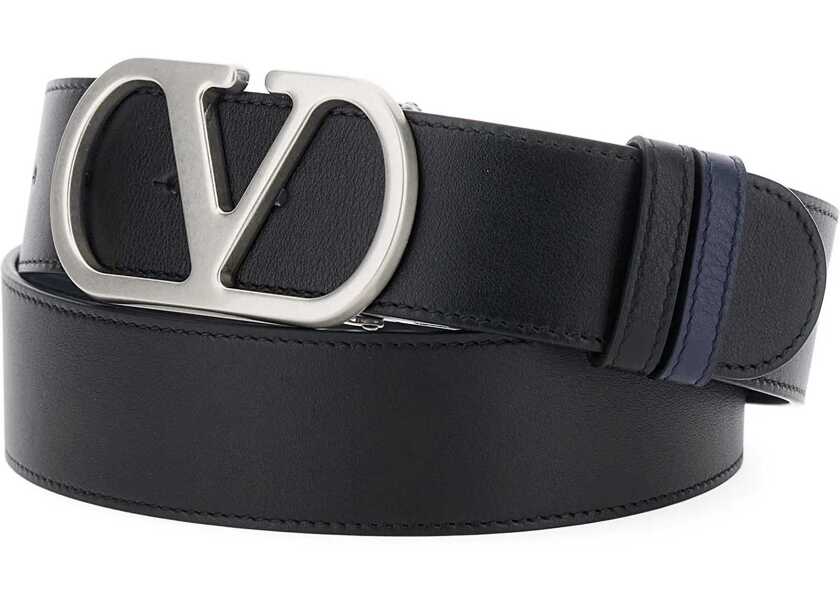 Curele Valentino Garavani Vlogo Signature Belt BLACK Barbati (BM 19278698) 3