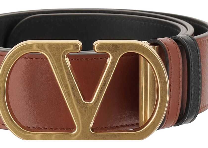 Curele Valentino Garavani Vlogo Signature Belt BROWN Barbati (BM 19278701) 3