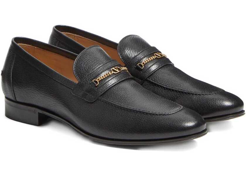 Mocasini Valentino Garavani Vlogo Signature Loafers BLACK Barbati (BM 19278707) 2