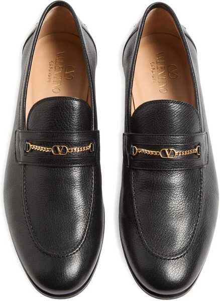 Mocasini Valentino Garavani Vlogo Signature Loafers BLACK Barbati (BM 19278707) 4