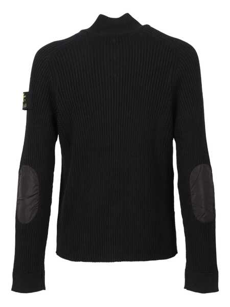 Pulovere casual Premiata RIBBED ZIP UP NYLON Black   Barbati (BM 19282881) 2