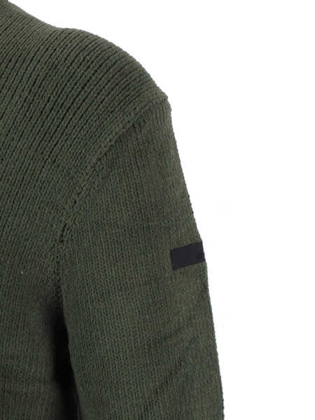 Pulovere casual Rrd cinematt round knit Green Barbati (BM 19282896) 3