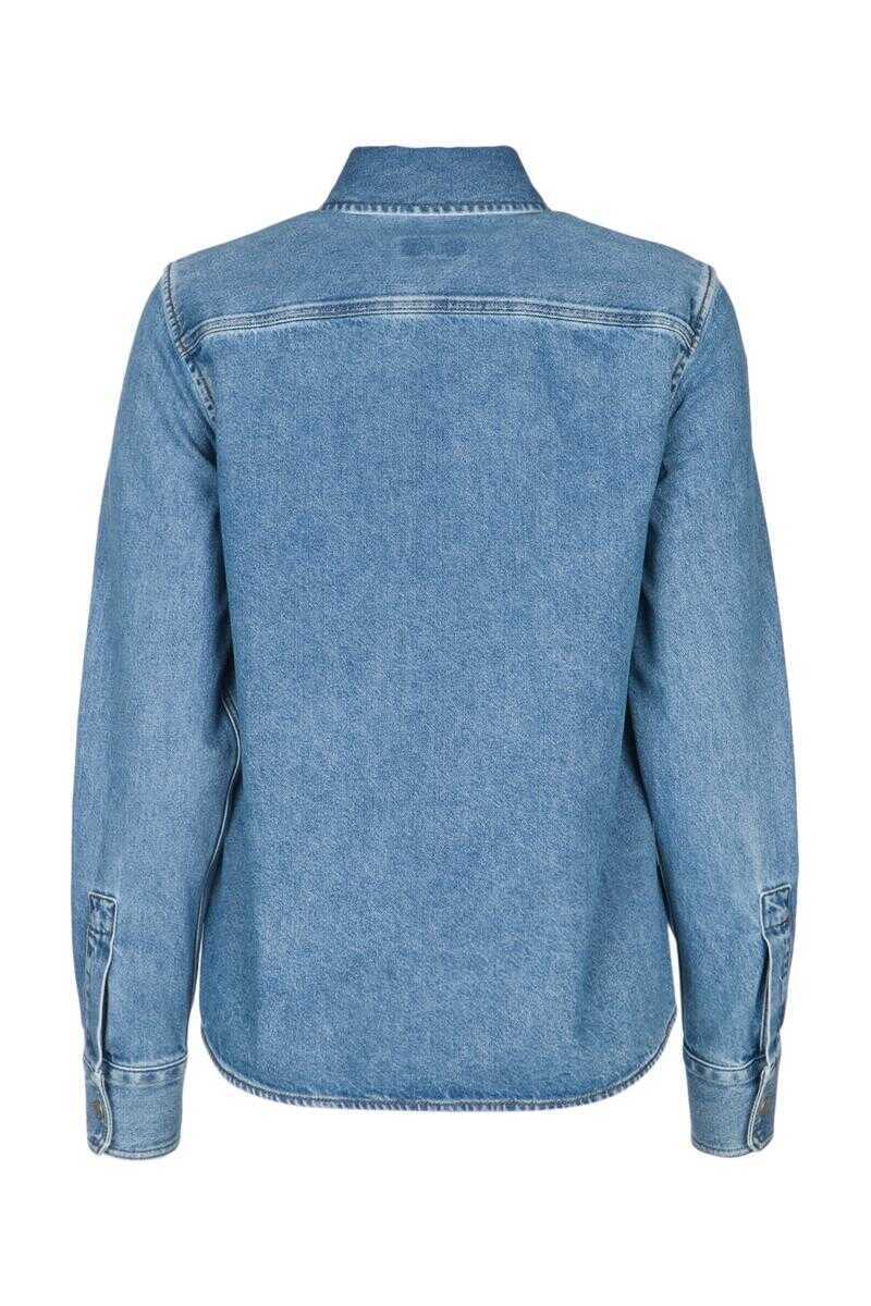 Topuri Jacob Cohen Jacob Cohen Shirts Blue Femei (BM 19283031) 2