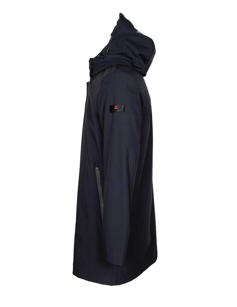 Paltoane Peuterey Peuterey Smooth Trench Coat In Technical Fabric Black Barbati (BM 19283190) 2