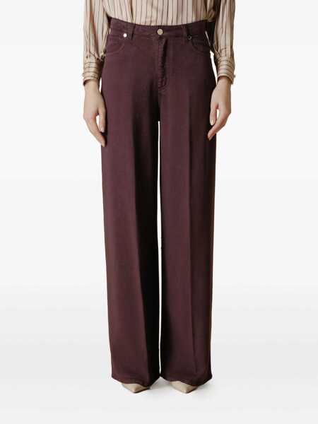Pantaloni casual Cruna Cruna Trousers Clothing RED Femei (BM 19283574) 2