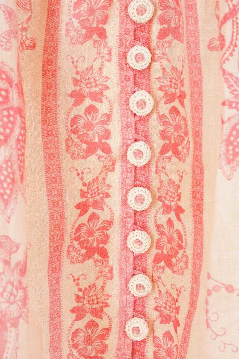 Rochii ZIMMERMANN Zimmermann Dresses CREAMPINK FLORAL Femei (BM 19283619) 3