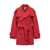SPORTMAX Sportmax Sportmax Red Double-Breasted Short Coat With Belt RED