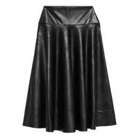 Fuste NORMA KAMALI Norma Kamali Faux-Leather Skirt