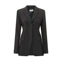 Sacouri Sportmax Sportmax Black Single-Breasted Blazer Femei