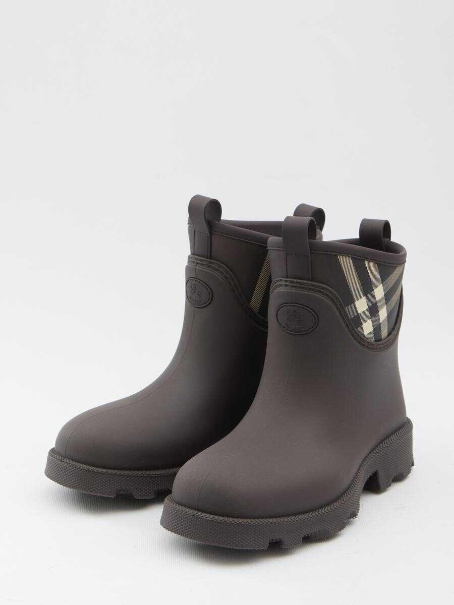 Bocanci Burberry Marsh Stamp Ankle Boots BROWN Femei (BM 19284468) 2