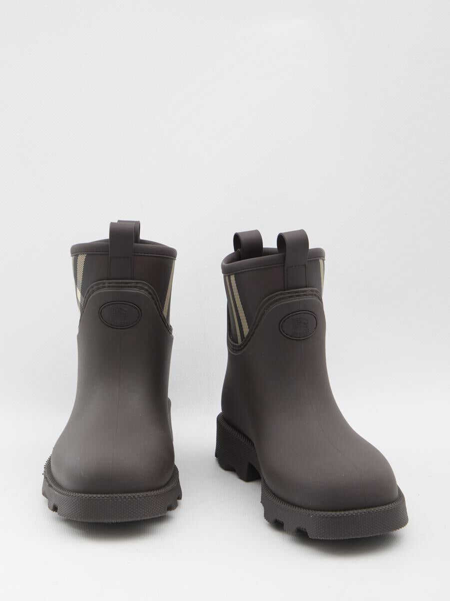 Bocanci Burberry Marsh Stamp Ankle Boots BROWN Femei (BM 19284468) 5