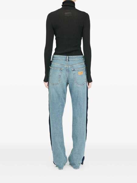 Blugi MM6 Maison Margiela MM6 Maison Margiela Jeans With Insert Design BLUE Femei (BM 19284537) 4