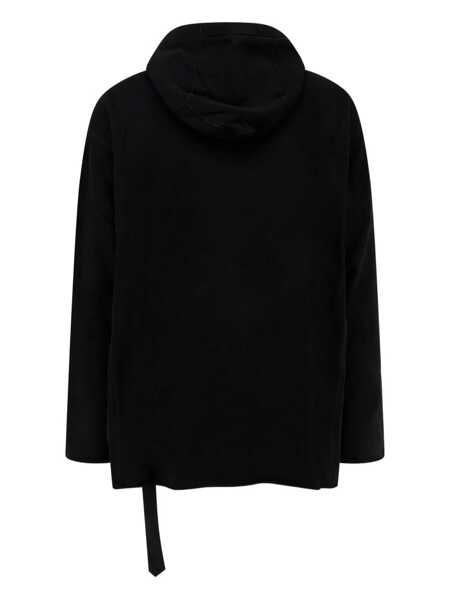 Pulovere Rick Owens Rick Owens Drkshdw Drawstring Sweatshirt Black Barbati (BM 19284570) 2