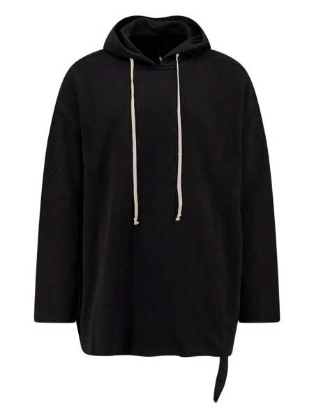 Pulovere Rick Owens Rick Owens Drkshdw Drawstring Sweatshirt Black Barbati (BM 19284570) 1