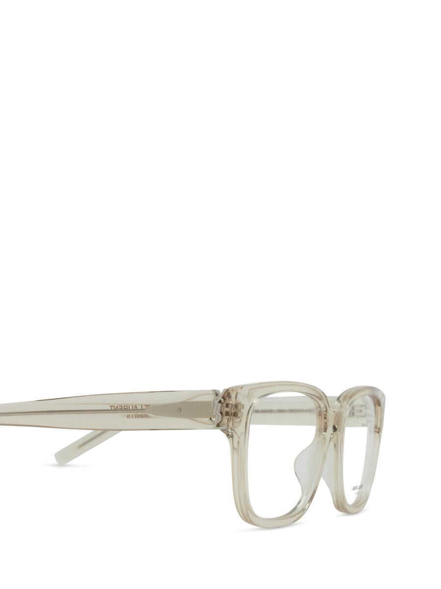 Ochelari de soare Saint Laurent Saint Laurent Eyewear Eyeglasses Beige Femei (BM 19284774) 3