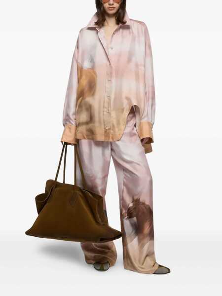 Camasi THE ATTICO The Attico Diana Shirt PINK Femei (BM 19285221) 2