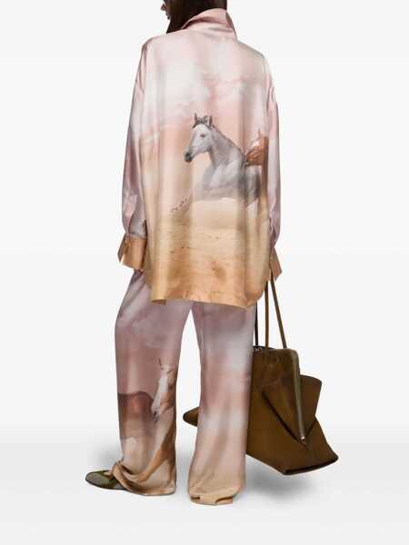 Camasi THE ATTICO The Attico Diana Shirt PINK Femei (BM 19285221) 3