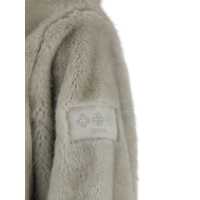 Geci TATRAS Dama - Geci TATRAS Arabis Grey Jacket With Fixed Hood And Logo Patch On The Sleeve In Faux Fur Woman GREY Femei (BM 19285227) - B-mall.ro