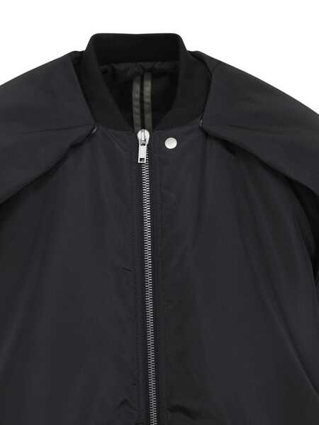 Bomber jacket Rick Owens Rick Owens Drkshdw Zip-Up Bomber Jacket Black Barbati (BM 19285245) 4