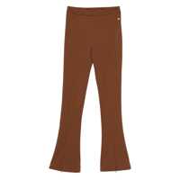 Pantaloni casual Semicouture Flared Brown 'Bibiana' Pants Femei