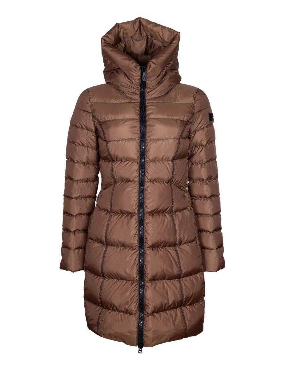 Geci de iarna Peuterey Peuterey Quilted Down Jacket BROWN Femei (BM 19285428) 1