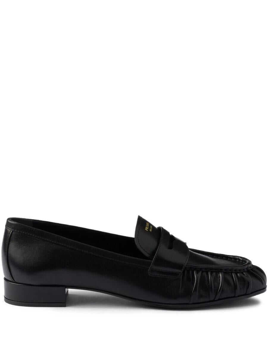 Mocasini Prada Prada Moccasins Shoes Black Femei (BM 19285617) 1