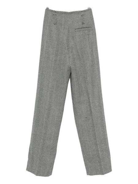 Pantaloni casual forteforte ForteForte Grey My Pants Pants In Wool GREY Femei (BM 19286139) 2