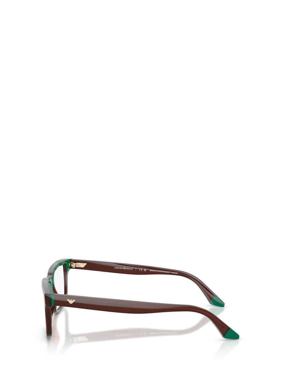 Ochelari de soare Emporio Armani Emporio Armani Eyeglasses OPALINE BROWN / GREEN Barbati (BM 19287168) 3