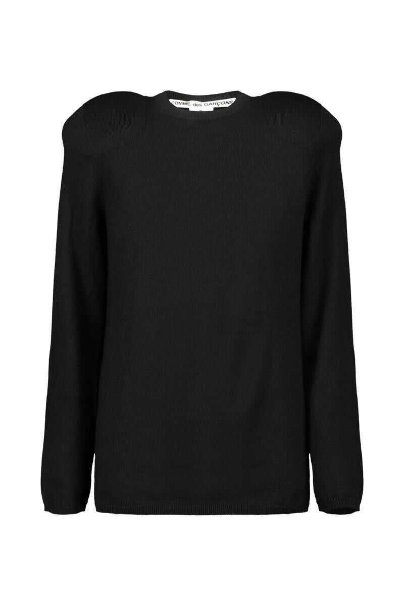 Pulovere Comme des Garons Comme Des Garons Sweater With Padded Shoulder Clothing Black Femei (BM 19287855) 1