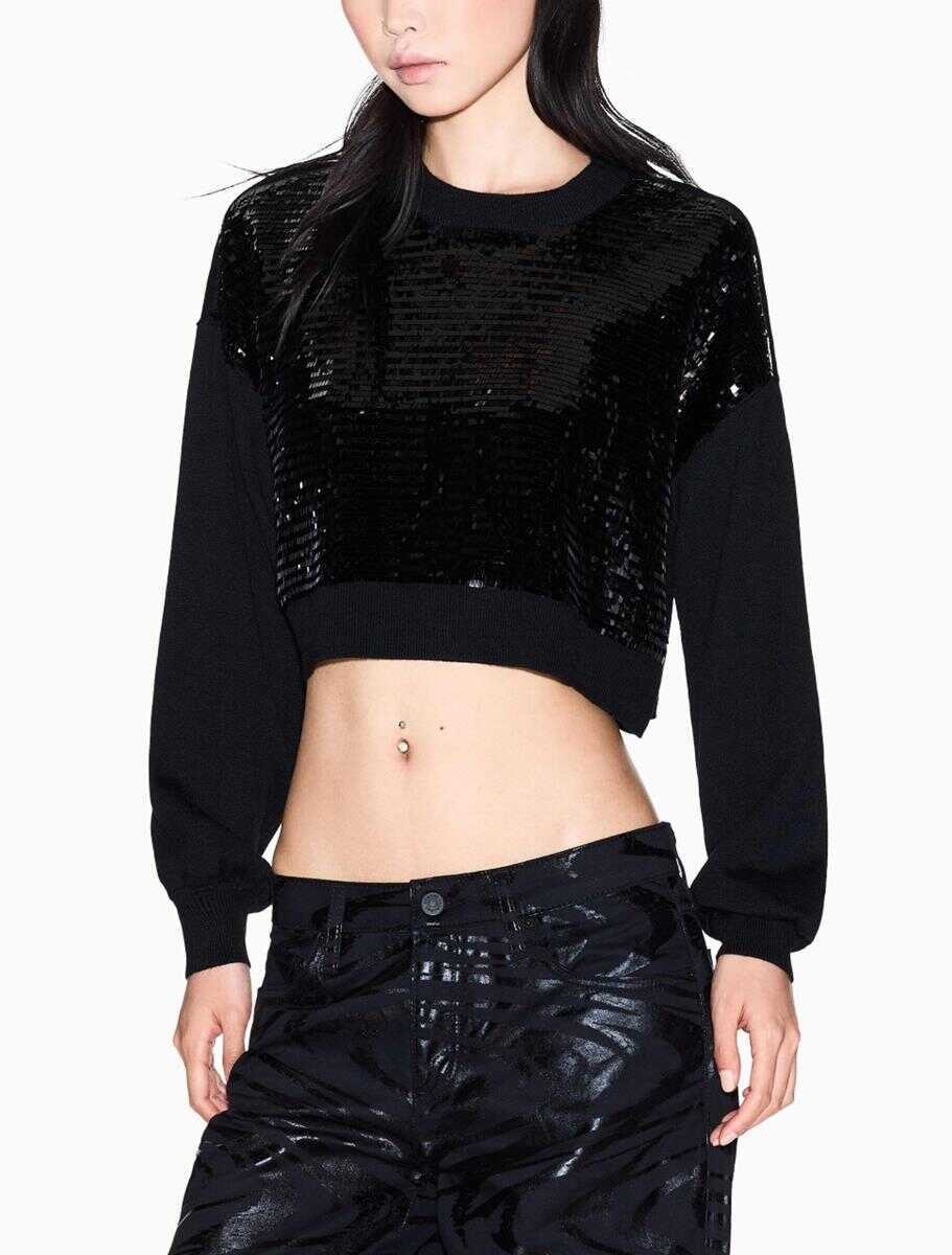 Pulovere Armani Exchange Armani Exchange Sweaters BLACK SEQUINS Femei (BM 19287864) 2