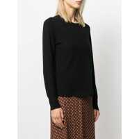 Imbracaminte Allude Dama - Pulovere Allude Black Crewneck Sweater With Dropped Shoulders In Cashmere Woman Black Femei (BM 19288299) - B-mall.ro