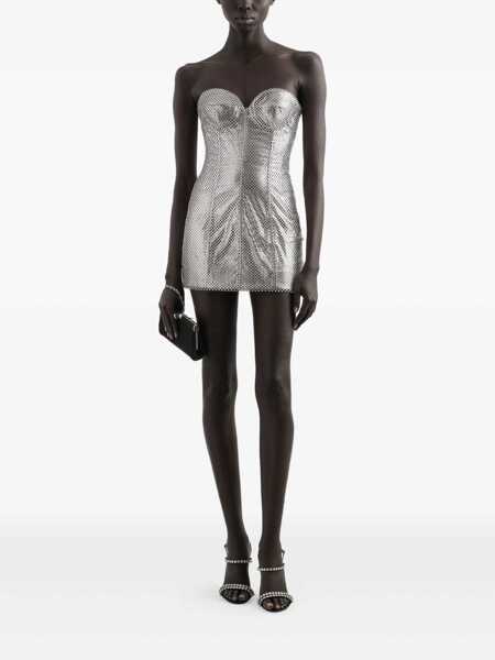 Rochii Dolce & Gabbana Dolce & Gabbana Silver Mini Dress SILVER Femei (BM 19288701) 2