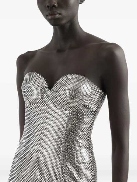 Rochii Dolce & Gabbana Dolce & Gabbana Silver Mini Dress SILVER Femei (BM 19288701) 4