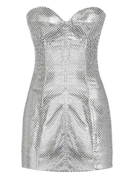 Rochii Dolce & Gabbana Dolce & Gabbana Silver Mini Dress SILVER Femei (BM 19288701) 1