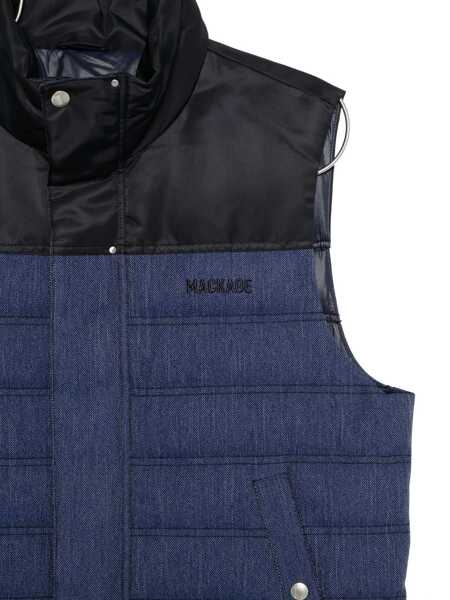 Geci de iarna Mackage Mackage Blue And Black Down Jacket Blue Barbati (BM 19288758) 3