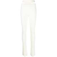 Pantaloni casual Andreādamo Pants With Cut-Out Bel Clothing Femei