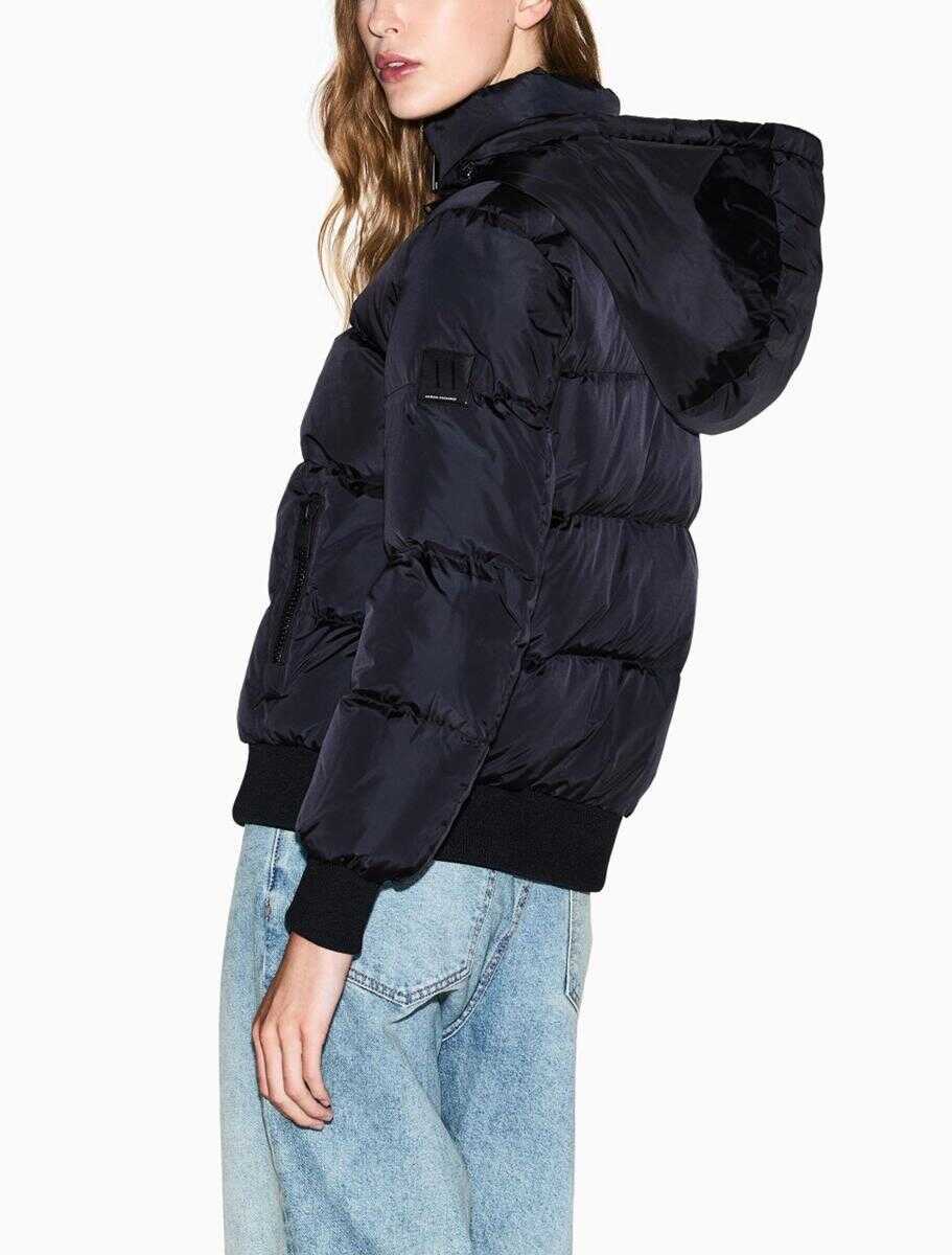 Paltoane Armani Exchange Armani Exchange Coats Black Femei (BM 19289685) 3