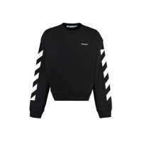 Pulovere Off-White Cotton Crew-Neck Sweatshirt Barbati