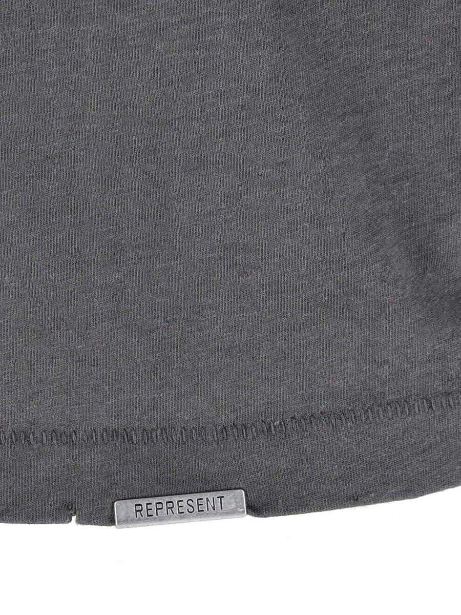 Topuri REPRESENT Represent T-Shirts And Polos GREY Barbati (BM 19289835) 3