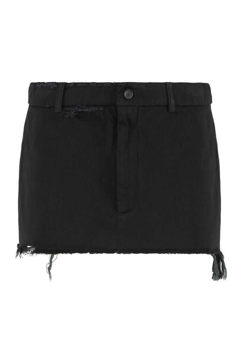 Fuste Balenciaga Balenciaga Wool Mini Skirt Black Femei (BM 19289913) 1