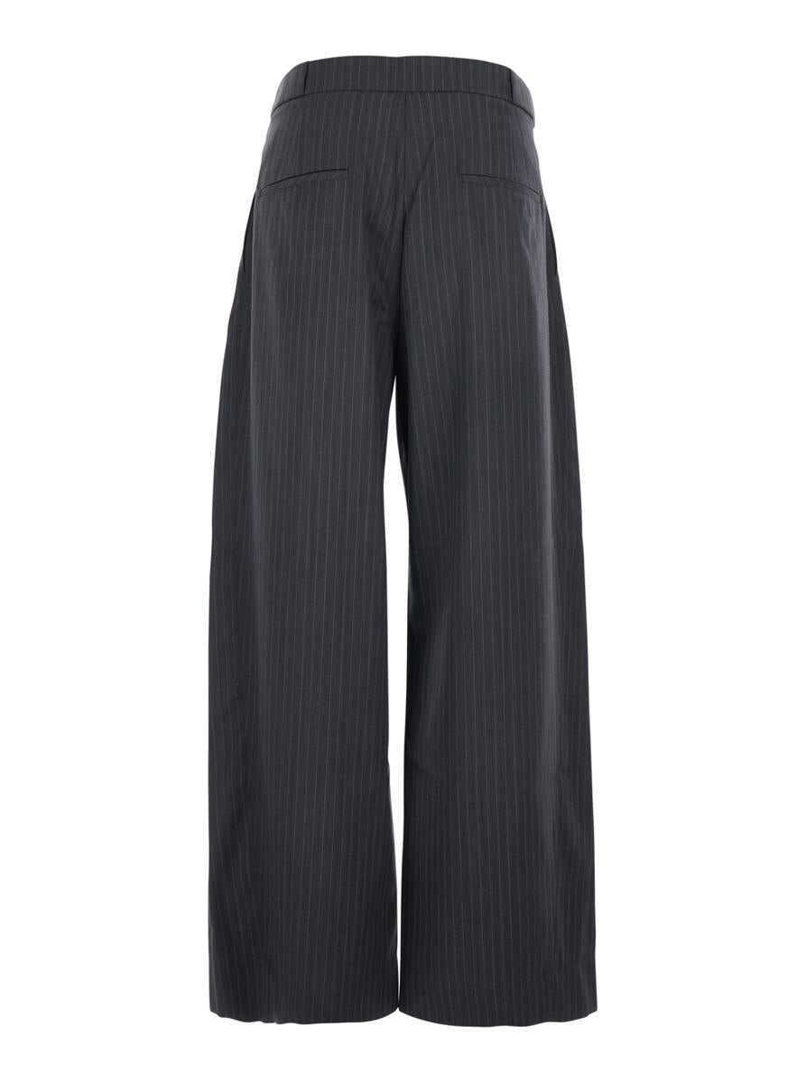 Pantaloni Tonywack Grey Pants With Front Pences And Pinstripe Motif In Wool Blend Man GREY Barbati (BM 19290378) 2