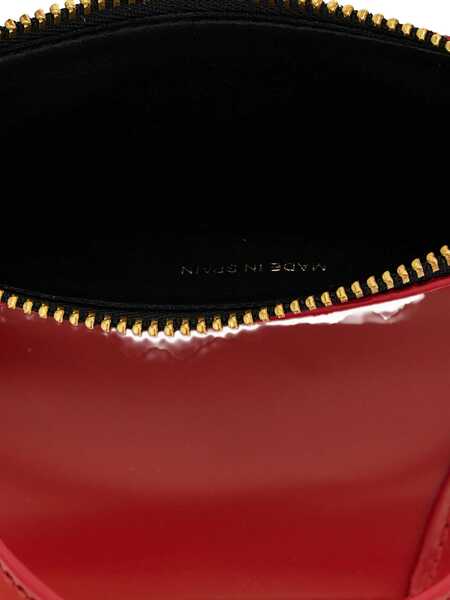 Portofele Comme des Garons Comme Des Garons Leather Mini Wallet Bag With Handles RED Femei (BM 19291032) 3